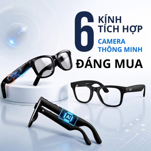 Tổng hợp 6 dòng kính tích hợp camera thông minh đáng mua 2026