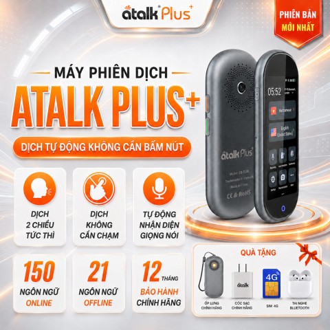 ATalk Plus+ | Máy phiên dịch tiếng Việt cao cấp