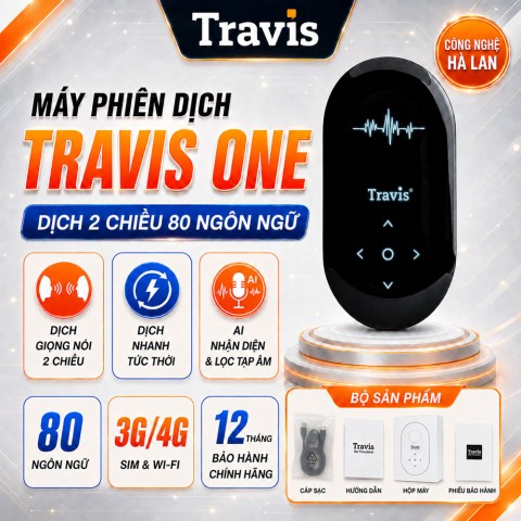 Travis One | Máy dịch nhỏ gọn cho du lịch, công tác