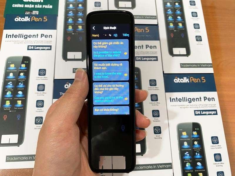 Cây bút biết nói thông minh Atalk Pen 5 - dịch giọng nói 2 chiều hơn 134+ thứ tiếng