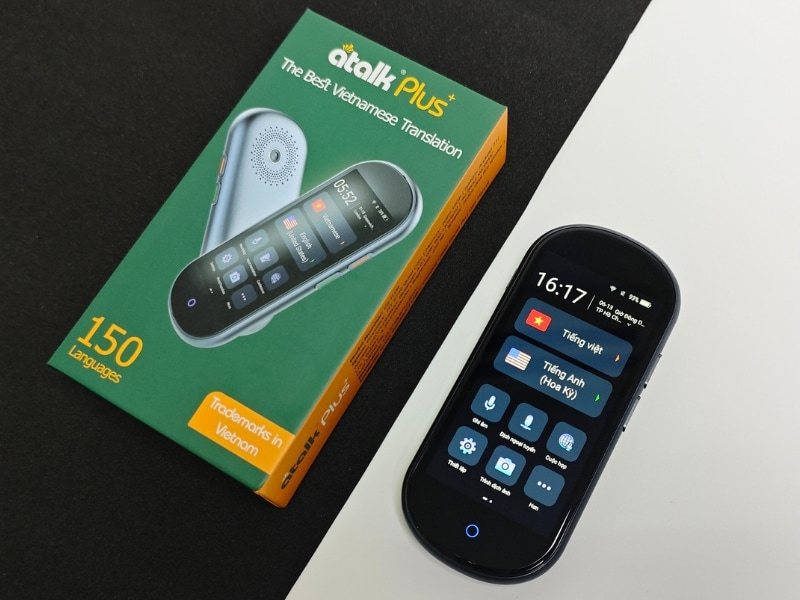 ATalk Plus+ Dịch Tự Động 150 Ngôn Ngữ - Không Cần Bấm Nút