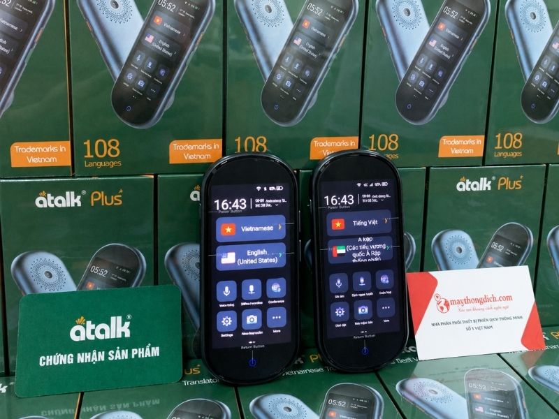 Máy phiên dịch đa ngôn ngữ Translator Atalk Plus+