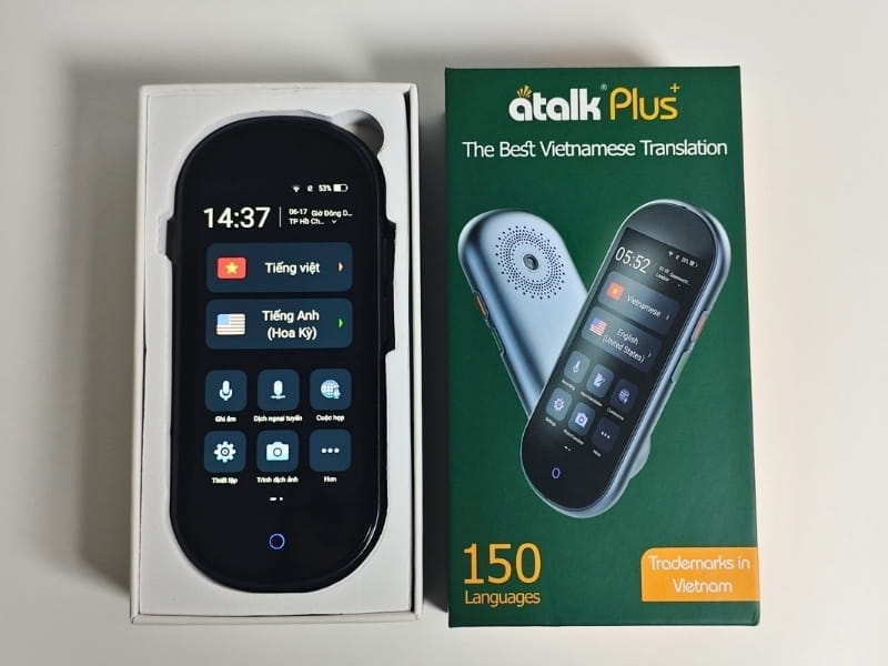 ATalk Plus+ – Máy Phiên Dịch Cầm Tay Số 1 Hiện Nay