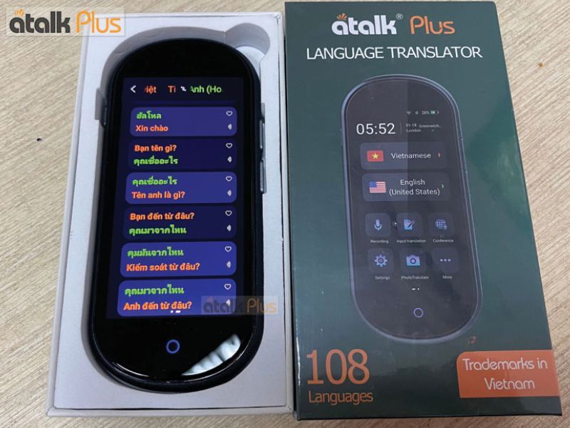 ATalk Plus+ sở hữu thiết kế dạng thanh cầm tay nhỏ gọn