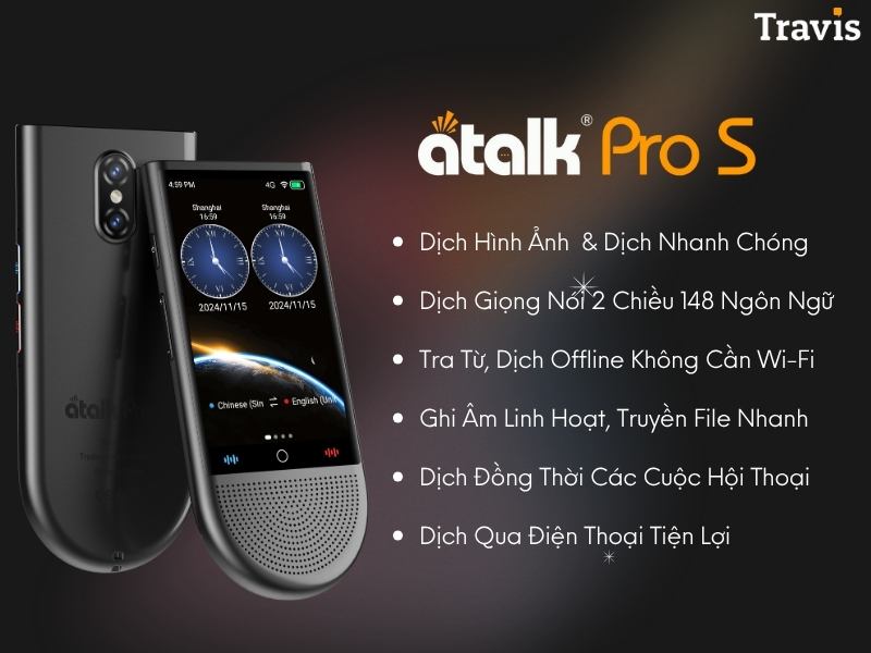 Các Tính Năng Phiên Dịch Trên ATalk Pro S Các Tính Năng Phiên Dịch Trên ATalk Pro S