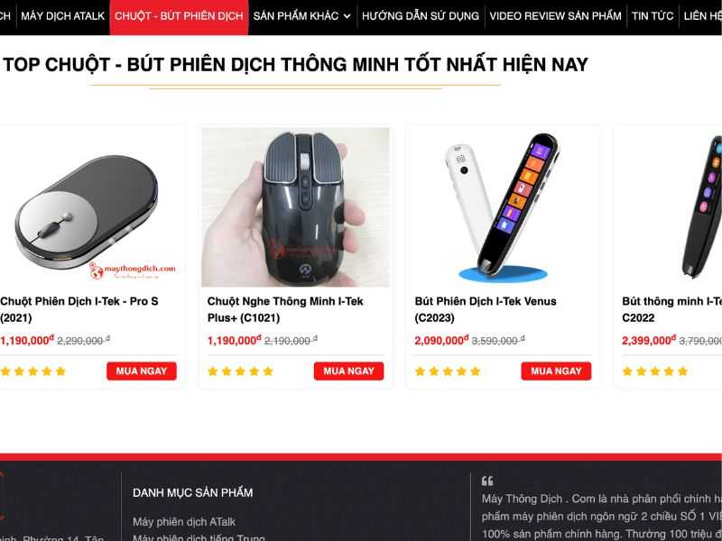  maythongdich.com là trang web chuyên cung cấp thiết bị phiên dịch uy tín tại Việt Nam