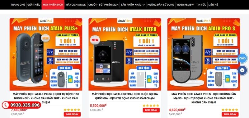 Máy Thông Dịch.Com luôn cập nhật liên tục các mẫu máy phiên dịch mới