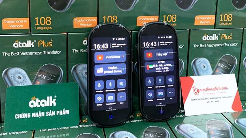 Atalk Plus+ cho phép người dùng nói liên tục đến 60 giây và nhận bản dịch trong vòng 0,2 giây