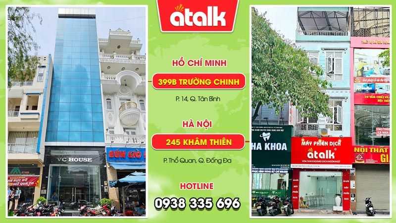 Tại showroom, bạn có thể trải nghiệm trực tiếp các dòng máy phiên dịch tốt nhất hiện nay