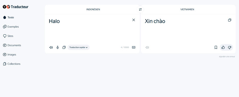 Dịch Tiếng Indonesia Bằng Yandex Translate