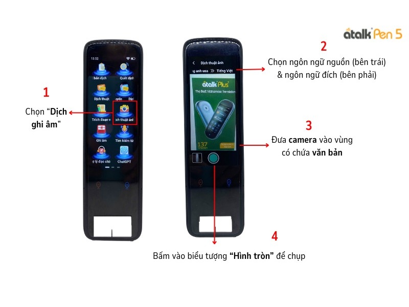 Cách Dịch Hình Ảnh Cho Bút Phiên Dịch ATalk Pen 5 Cách Dịch Hình Ảnh Cho Bút Phiên Dịch ATalk Pen 5