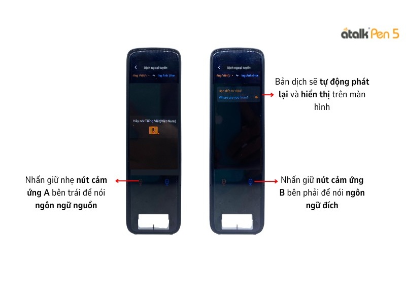Cách Dùng Tính Năng Dịch Giọng Nói OFFLINE Cho Bút Thông Dịch ATalk Pen 5 Cách Dùng Tính Năng Dịch Giọng Nói OFFLINE Cho Bút Thông Dịch ATalk Pen 5