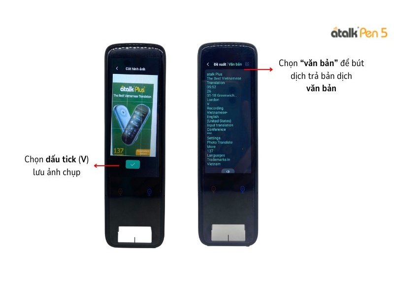 Hướng Dẫn Cách Dịch Hình Ảnh Cho Bút Phiên Dịch ATalk Pen 5 Hướng Dẫn Cách Dịch Hình Ảnh Cho Bút Phiên Dịch ATalk Pen 5