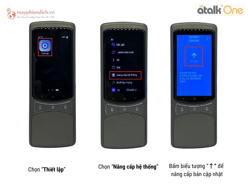 Kiểm tra phiên bản cập nhật