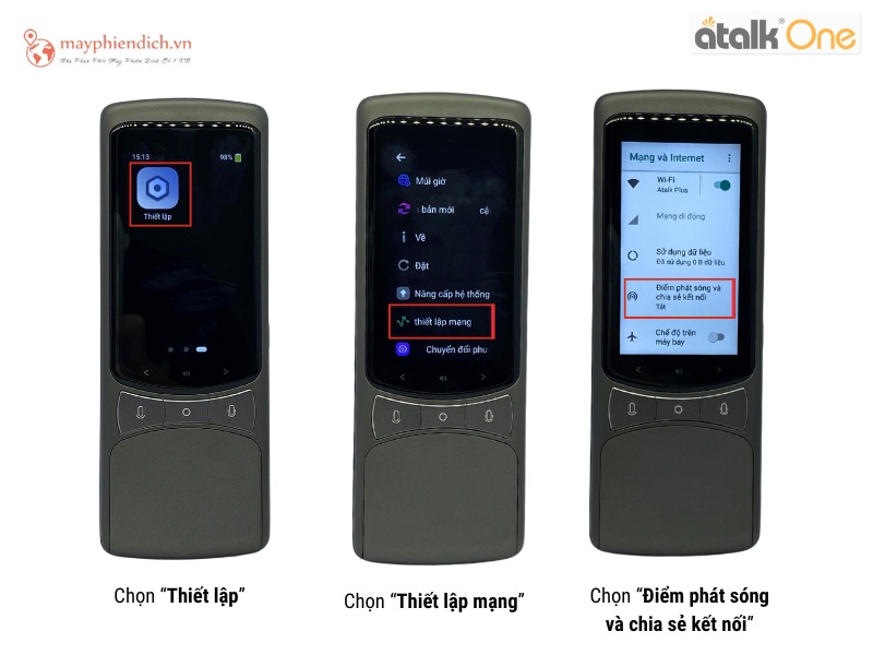 Danh sách các thiết bị Bluetooth khác ở gần sẽ được hiển thị