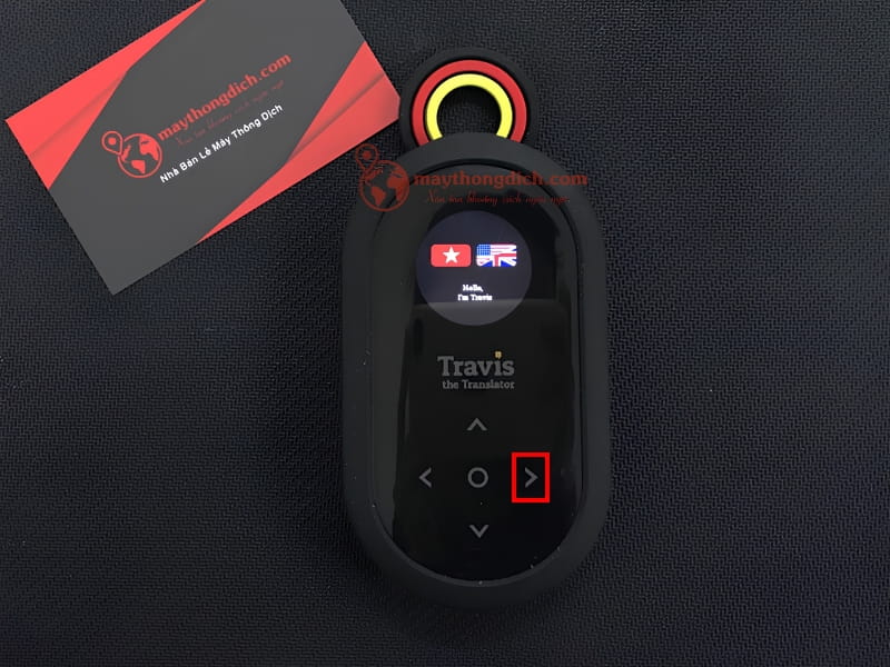 Nhấn 2 lần mũi tên qua phải
