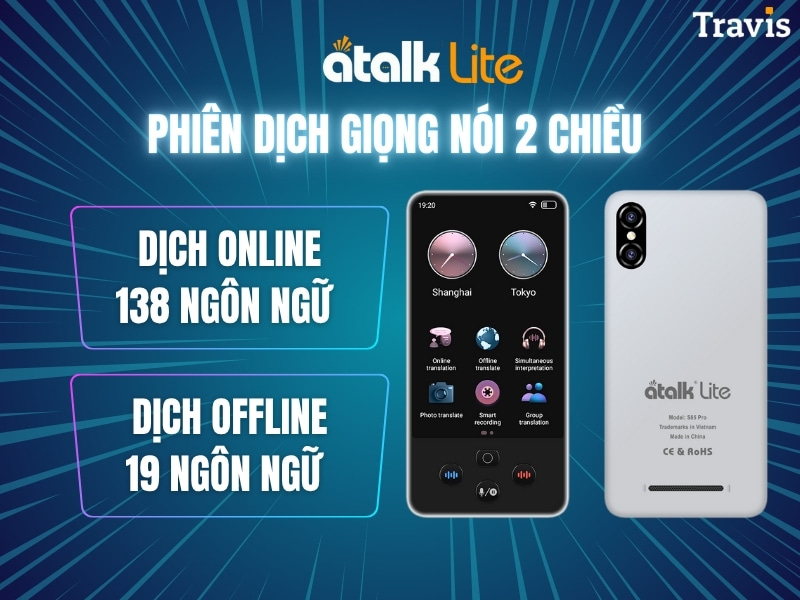 Tính năng Phiên Dịch Giọng Nói 2 Chiều Online & Offline