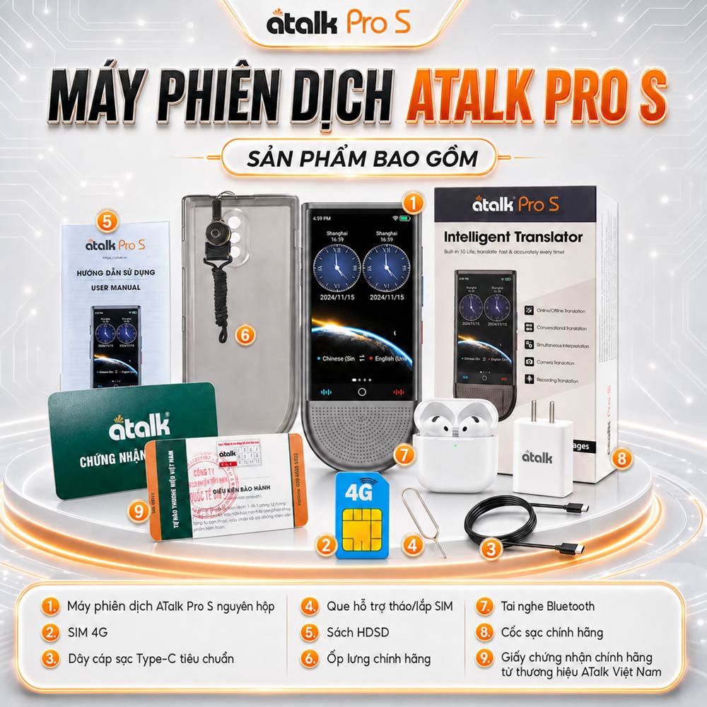 Bộ sản phẩm ATalk Pro S