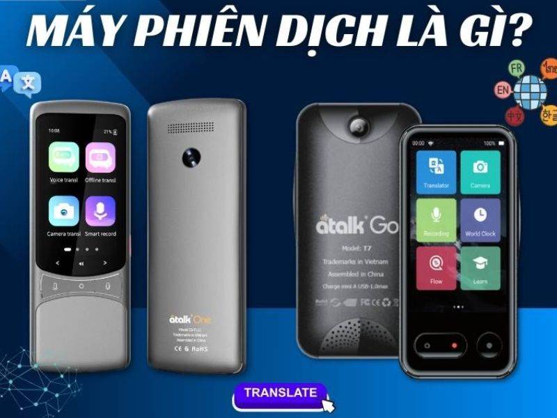 Máy phiên dịch là một thiết bị điện tử hỗ trợ dịch ngôn ngữ tự động