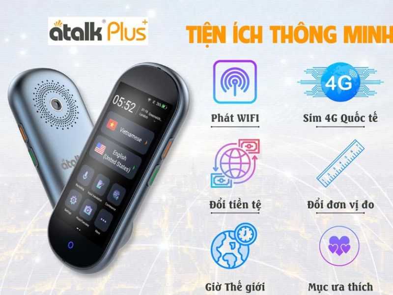 ATalk Plus+ có thể nhận diện giọng nói và ngữ cảnh