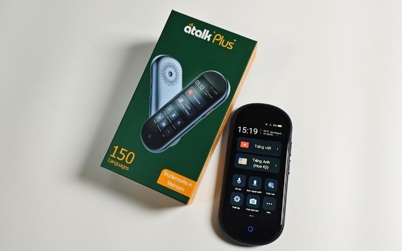 Máy Phiên Dịch ATalk Plus+ Phiên Dịch Chuẩn Xác Không Cần Bấm Nút Không Cần Chạm Máy Phiên Dịch ATalk Plus+ Phiên Dịch Chuẩn Xác Không Cần Bấm Nút Không Cần Chạm