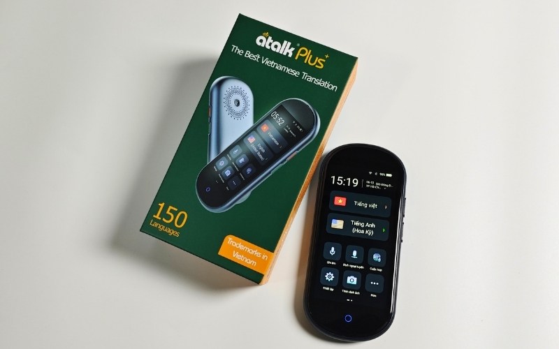 Máy Phiên Dịch ATalk Plus+ Phiên Dịch Chuẩn Xác Không Cần Bấm Nút Không Cần Chạm Máy Phiên Dịch ATalk Plus+ Phiên Dịch Chuẩn Xác Không Cần Bấm Nút Không Cần Chạm