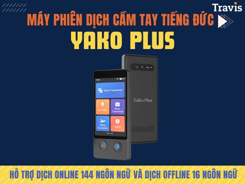 Máy phiên dịch Cầm tay tiếng Đức Yako Plus