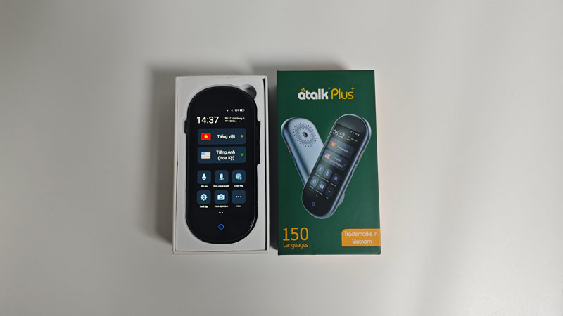 ATalk Plus+ - Máy phiên dịch tiếng Indonesia tự động, không cần bấm nút