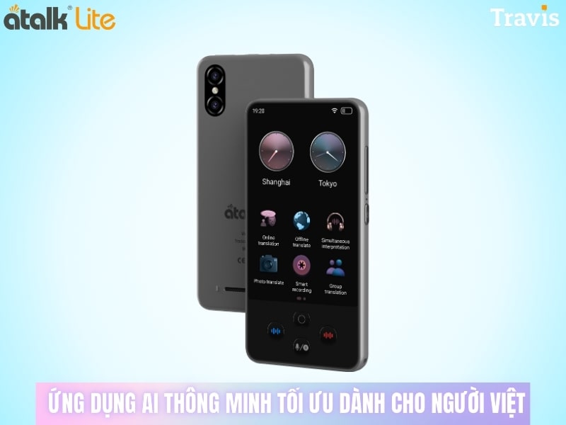 Máy Phiên Dịch 2 Chiều Tiếng Cambodia ATalk Lite