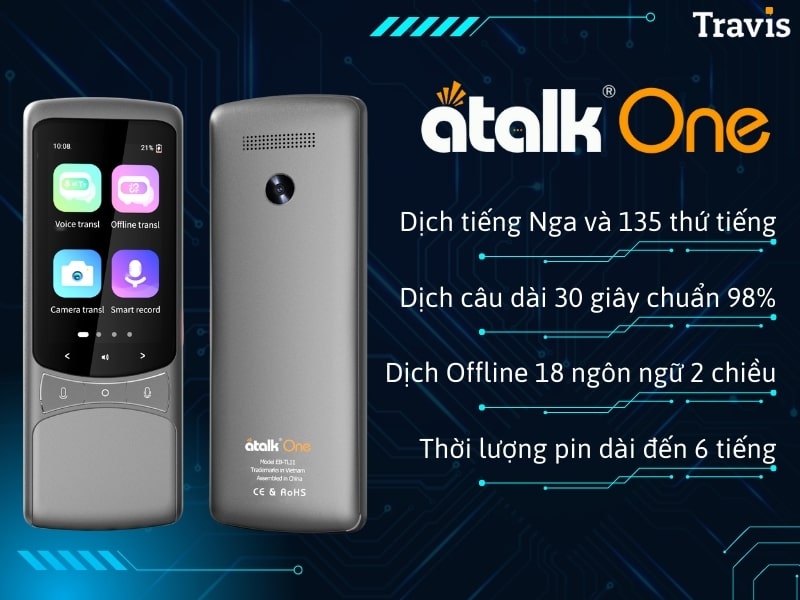 Máy Phiên Dịch Tiếng Nga Sang Tiếng Việt ATalk One