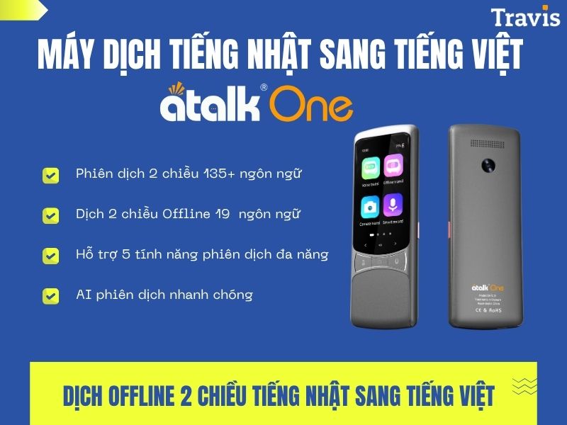 Máy Phiên Dịch Tiếng Nhật Bản Atalk One