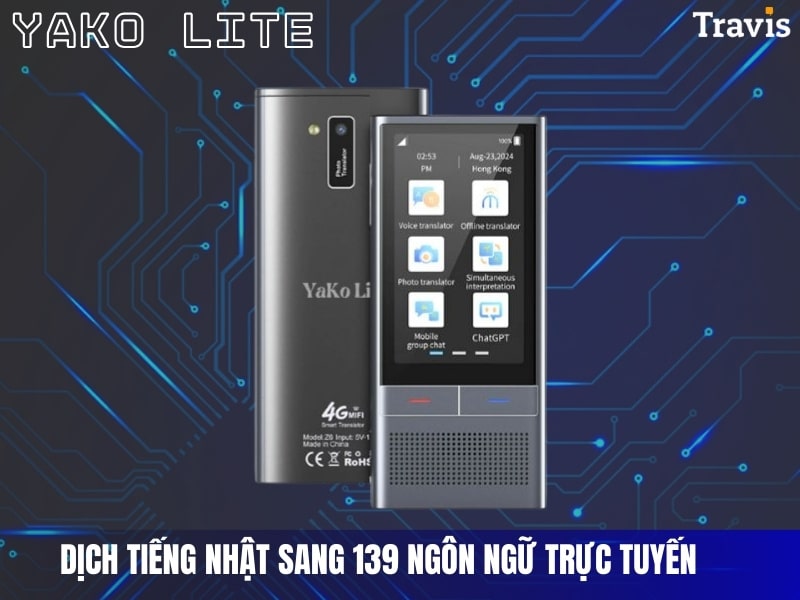 Máy Phiên Dịch Yako Lite - Phiên Dịch Tiếng Nhật Chuẩn Xác