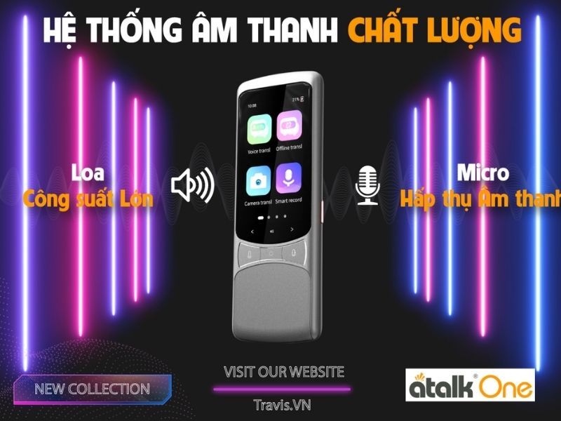 Atalk One là dòng máy phiên dịch thông minh, nhỏ gọn
