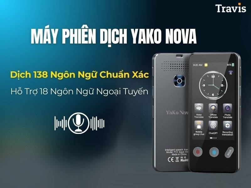 Máy Phiên Dịch Cầm Tay YaKo Nova Dịch Chuẩn Xác
