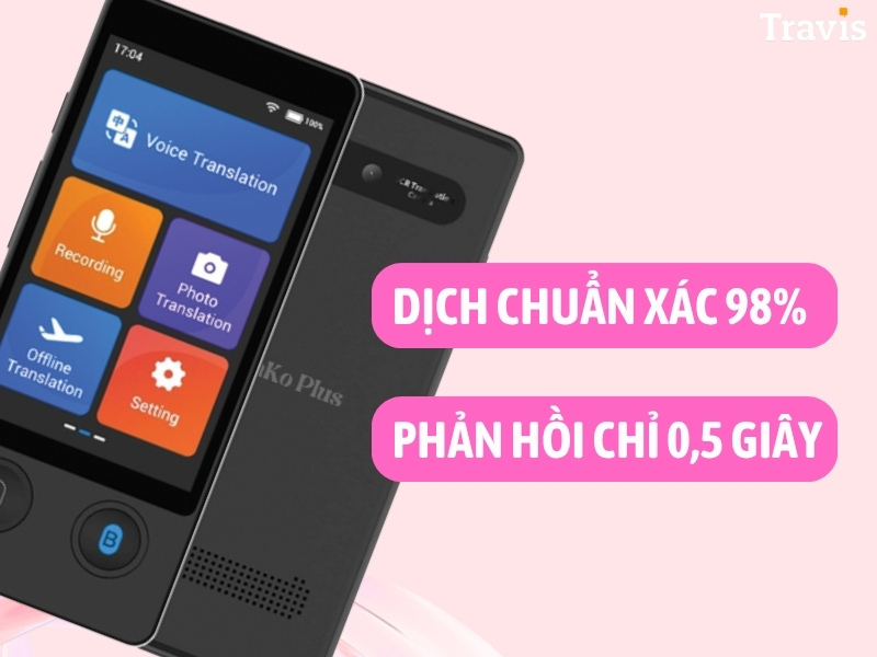 Máy Phiên Dịch Cầm Tay YaKo Plus - Dịch 144 Ngôn Ngữ Chỉ 0,5 Giây