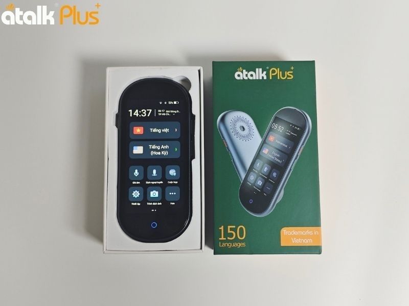 Đánh Giá Thiết Kế Trên Máy Phiên Dịch ATalk Plus+ Đánh Giá Thiết Kế Trên Máy Phiên Dịch ATalk Plus+