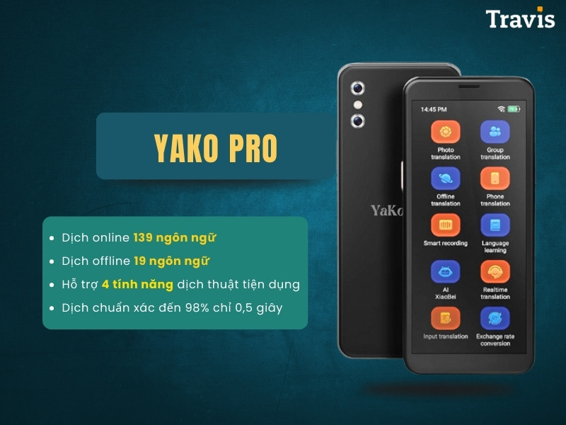Máy Dịch Ngôn Ngữ Yako Pro